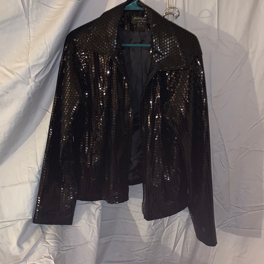 Black metallic jacket